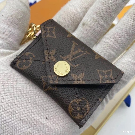 CHARM VUITTON BAG POUCH AND KIRIGAMI LOUIS KEY HOLDER 0729